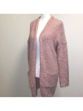 Altar’d State dusty pink midi cardigan